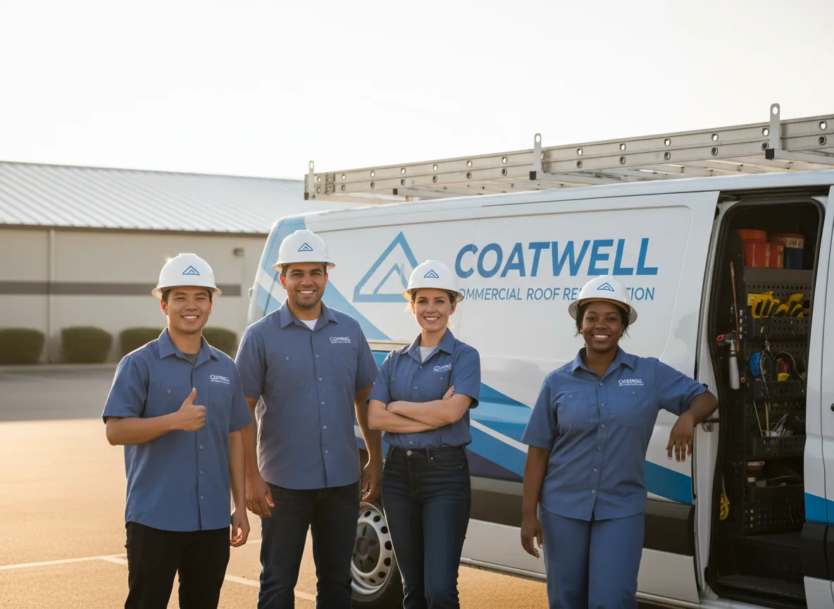 Commercial roof coating company in Rockledge, GA
